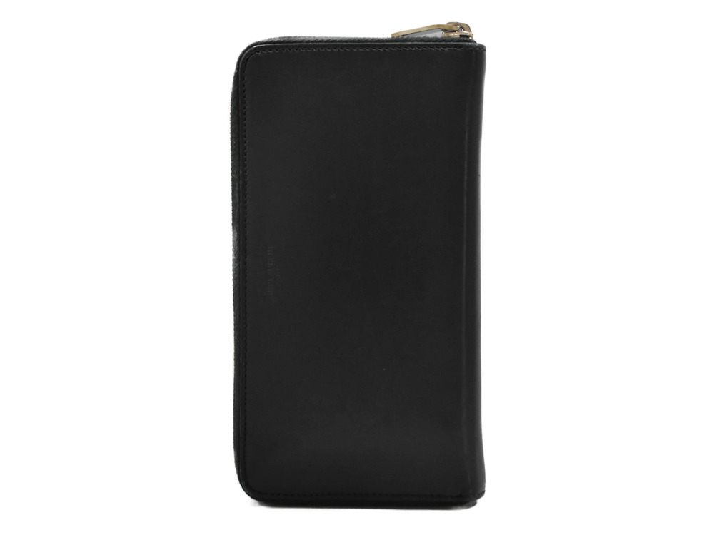 Saint Laurent Leather Cool Studded Black Wallet Long Black